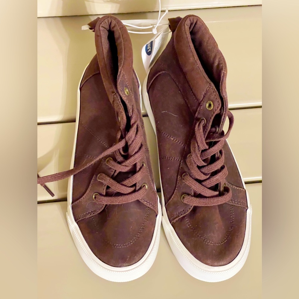 Brown Faux Suede Boots NWT